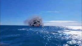 Five Sailors Saved from Inferno as Fishing Boat Sinks near Castellon Port, Spain