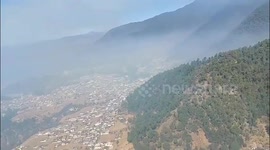 Aerial Assault on Forest Blaze in Juchanep, Guatemala