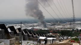 Fire breaks out at Textile Factory Kahatex In Sumedang Regency