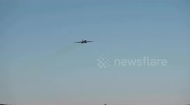 U.S. Military Execute First B-1B Lancer Takeoff in Lulea, Sweden