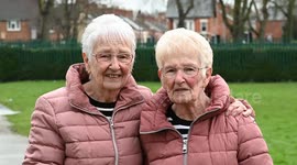 Identical twins, 83, have spent their lives sharing jobs, clothes, holidays and playing pranks