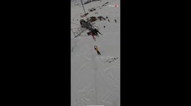 Mom's inattention leads to child's chairlift mishap *SCARY!*