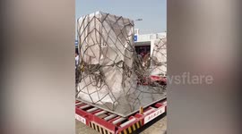 Large pieces of luggage arrives in India as Rihanna expected to perform at wedding for son of country's richest man