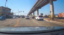 Intersection drama escalates with unexpected gunshot incident