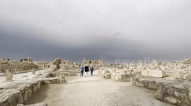 Walking around the Amman Citadel, one of the most interesting archeological sites of Jordan, located in the heart of the capital city downtown while chatting with my friend regarding gender equality laws in Jordan.
