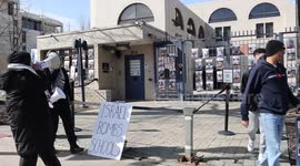 Israeli Embassy Protest in Washington DC