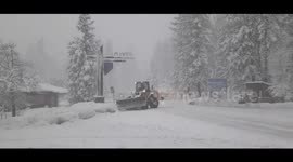 US: Strong Winter Storm Brings Blizzard Conditions To Sierra Nevada