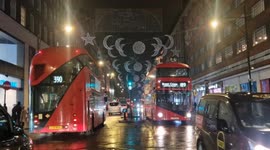 Ramadan lights are installed in Oxford Street ahead of holy month