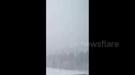 Canada: Snowfall Warning Issued As Winter Storm Hits Alberta 2