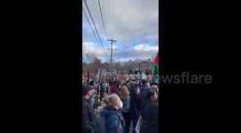 US: ‘Millions March For Palestine’ Protesters March Through Washington, D.C. 2