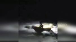 Rescue Saves Three Mountain Climbers from Snowy Peril at Regajo Largo Refuge in Avila, Spain