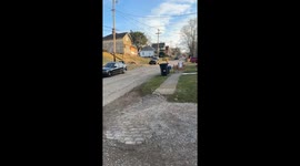 Boy In Taco Costume Rolls Down Street On Electric Unicycle