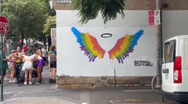 Scottie Marsh ‘Dick Wings’ mural in Sydney, Australia