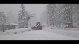 Snow removal efforts keep Stateline clear in Nevada, USA