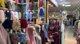 Empty stores admit Ramadhan and Eid Fitri approach in Jakarta, Indonesia