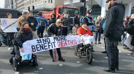 No More Benefit Deaths rally held in London