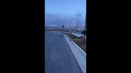 Heaps of tumbleweed line streets as strong storm sweeps across Utah
