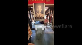 Tourists Visit Nie Er's Former Residence in Kunming, China