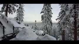 US: Days-Long Winter Storm Dumps Heavy Snow On Sierra Nevada, Closing Roads, Schools