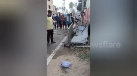 Tried to take the a snake out of the pipe in Northern India