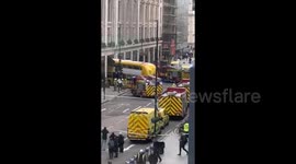 UK: Double-Decker Bus Crashes Into Building In Central London