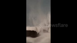 Video shows blizzard conditions in Reno, Nevada