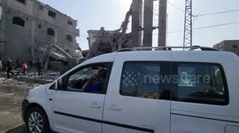 Gaza Mosque Hit In Israeli Raid