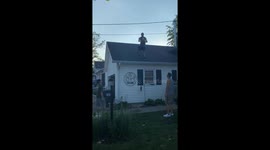 Rooftop Basketball Beer Challenge