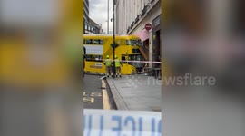 Shocked eye witnesses describe London bus crash horror