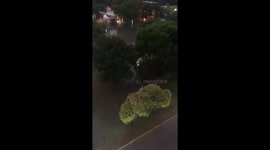Corrientes, Argentina: streets submerged as heavy rains cause flooding