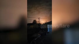 Nearby residents capture the deadly explosion at a vape factory in Michigan