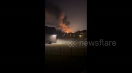US: Industrial Fire, Multiple Explosions In Clinton Township, Michigan 8