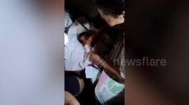 Newborn baby found alive under bridge in the Philippines