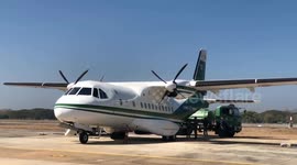 Air force tries cloud-seeding to battle wildfires in northern Thailand