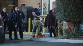 An armed robbery occurred at a 7-Eleven store in Los Angeles, CA, USA