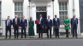 Jeremy Hunt holds red box outside 11 Downing Street ahead of revealing spring budget