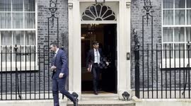 Rishi Sunak leaves 10 Downing Street ahead of spring budget