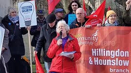 Protest held in London criticising government's housing policies