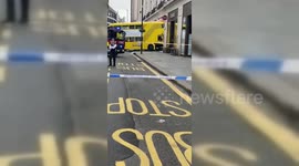 Double-Decker Crashes Into Pub in London, UK