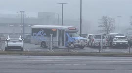 US: Fog Shrouds New York Causing Low Visibility 2
