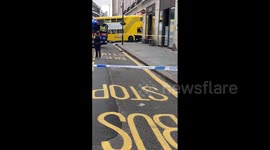 UK: Double-Decker Bus Crashes Into Building In Central London 3