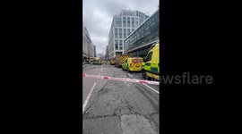 UK: Double-Decker Bus Crashes Into Building In Central London 2