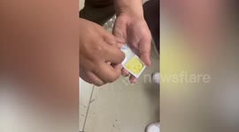 Man caught trying to smuggle gold jewelry and iPhones hidden in clothes and butter packets