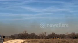 Danger Looms as Wildfires Rage On in Texas Panhandl, USA