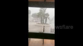 Spain: Storm Brings Strong Winds, Heavy Rainfall To Huelva, Andalusia