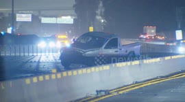 Fatal Autoped Shuts Down 110 Freeway in Vermont Vista, LA, USA