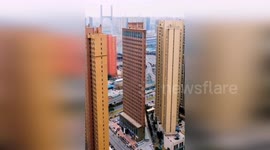 'Paper-thin' building erected in Chinese city centre sparks controversy