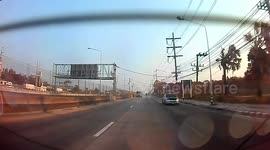 Truck rear-ends another lorry causing pile-up