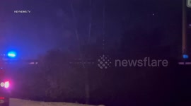 Suspect Rams Multiple LASD Units during Pursuit on 60 in Whittier, LA, USA