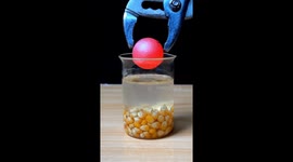 How to make popcorn using a 1,000-degree metal ball and coconut oil